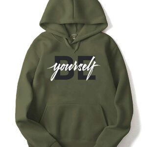 ADRO Be Yourself Printed Hoodie/Sweatshirt for Men & Women