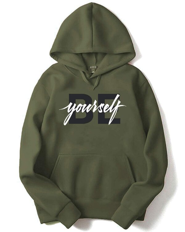 ADRO Be Yourself Printed Hoodie/Sweatshirt for Men & Women